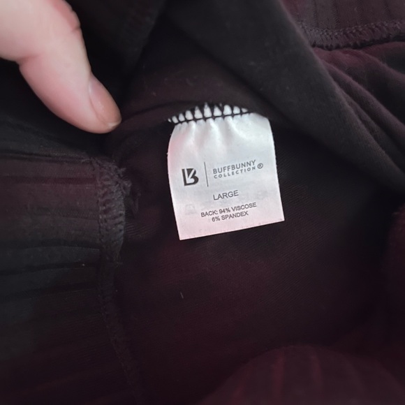 Buffbunny Ribbed Booyt pant black - Picture 4 of 5